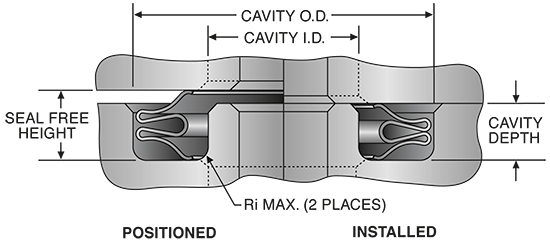 Lever seals